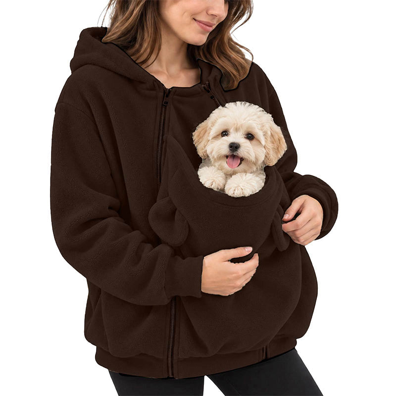 🐾Känguru-Beutel Haustier-Träger-Hoodie