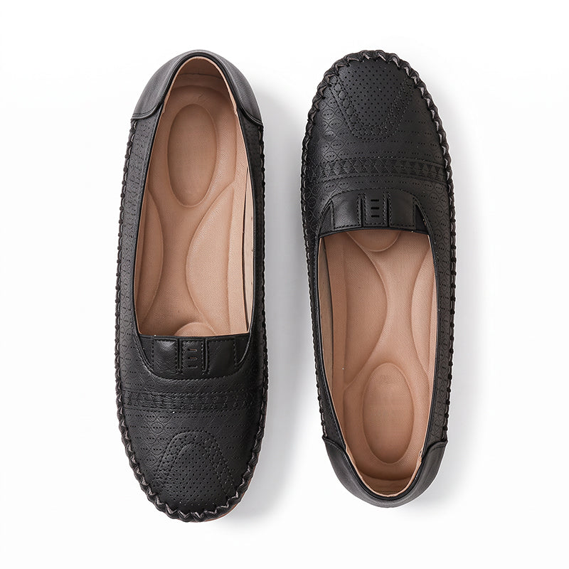 Damen Atmungsaktive Slipper Flache Schuhe