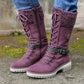 👢❄️Wasserdichte Knie-Schneestiefel – Warm, rutschfest & langlebig