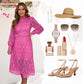 🛍️ Eleganckie koronkowe sukienki damskie z długim rękawem