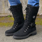 👢❄️Wasserdichte Knie-Schneestiefel – Warm, rutschfest & langlebig