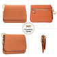 💖1 kaufen, 1 gratis!! ✨RFID-geschützte kurze Geldbörse für Damen, Mini-Kartenetui mit Schlüsselring, Münzfach und Ausweisfach👛
