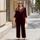 【🥰Przygotowania do mroźnej zimy】Elegancki aksamitny damski garnitur
