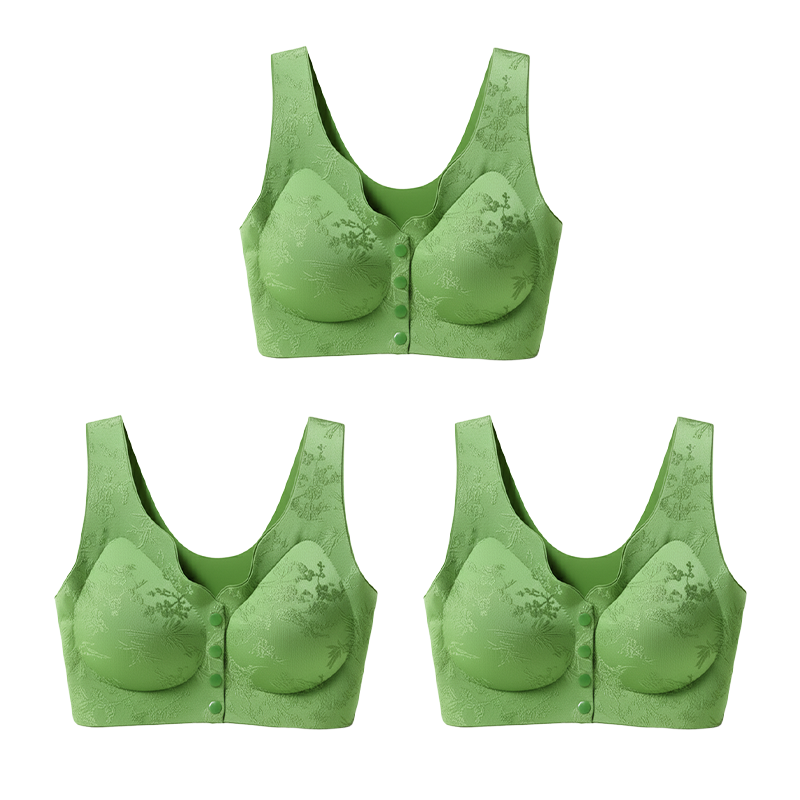 💃Bequemer, vorne zu verschließender, bügelloser, nahtloser BH🌸