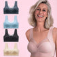 Bezprzewodowy Biustonosz Push-Up Bez Fiszbiny | 1+1 Gratis | Rozmiary Plus L–5XL
