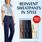 💖🎁Damskie ultra miękkie, elastyczne, idealnie układające się spodnie casual