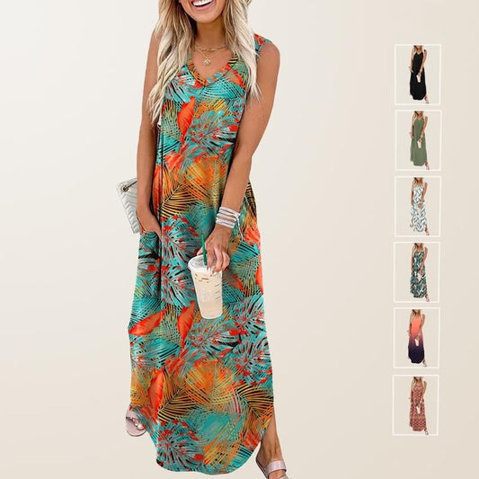 🌷【M-3XL】 Letnia sukienka w stylu wakacyjnym
