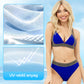 👙 Dwuczęściowe bikini z kokardką z tyłu, kontrastowym paskiem w talii