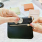 💖1 kaufen, 1 gratis!! ✨RFID-geschützte kurze Geldbörse für Damen, Mini-Kartenetui mit Schlüsselring, Münzfach und Ausweisfach👛