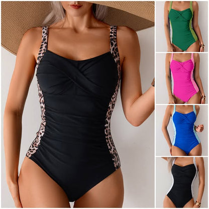 🩱 Jednoczęściowy kostium kąpielowy typu halter 🌴 | Doskonale zachowuje kształt na plaży
