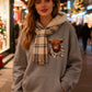 🐮 49% ZNIŻKI!!🎁Urocza bluza z kapturem Highland Cow z miękkim polarem