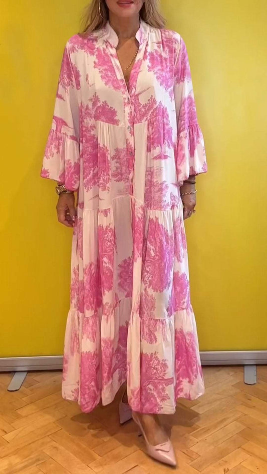 💃Damska letnia sukienka maxi z dekoltem w kształcie litery V👗