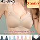 Bezprzewodowy Biustonosz Push-Up Bez Fiszbiny | 1+1 Gratis | Rozmiary Plus L–5XL