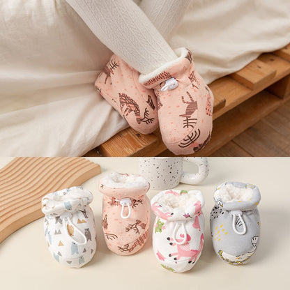 🔥 Kup jeden, drugi gratis❄️ Ciepłe pluszowe buciki dla niemowląt 👶💕