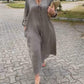 【M-4XL】👗Bawełniana i lniana sukienka z dekoltem V