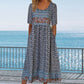 🌸 Damska elegancka sukienka z nadrukiem w stylu boho