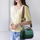 Elegancka dwuwarstwowa torebka crossbody z szerokim paskiem