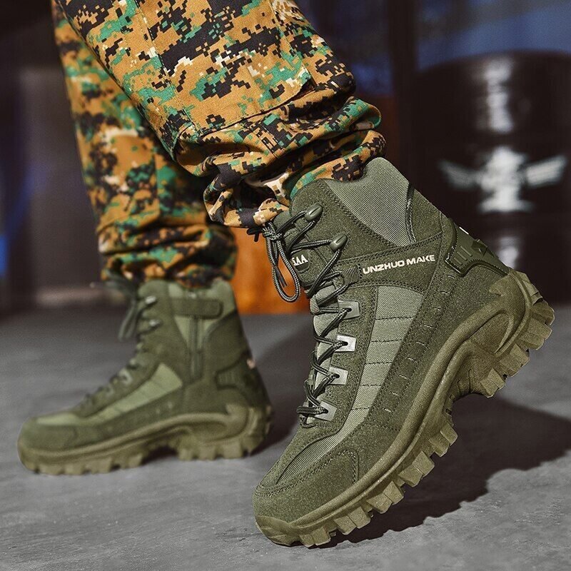 🥾Hohe taktische Sportstiefel💧Wasserdicht und rutschfest, verbesserte Haltbarkeit