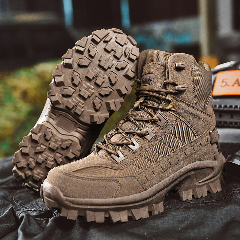 🥾Hohe taktische Sportstiefel💧Wasserdicht und rutschfest, verbesserte Haltbarkeit