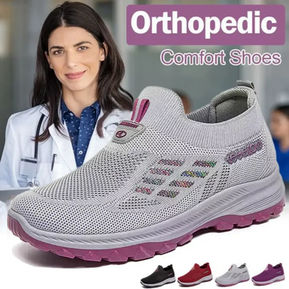 🌸 2026 Nowe ortopedyczne damskie buty sportowe – Wsparcie łuku stopy, oddychające i wygodne🦶👟