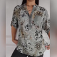 【M-4XL】🌸Damska koszula z nadrukiem na pół guzika