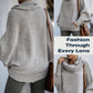 🎉HOT SALE💖Sweter damski z kapturem typu batwing i kieszeniami