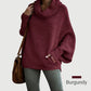 🎉HOT SALE💖Sweter damski z kapturem typu batwing i kieszeniami