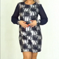 【S-4XL】💗 Elegancka sukienka z długim rękawem i okrągłym dekoltem