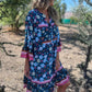 【S-3XL】🌸Luźna sukienka w kwiaty w etnicznym stylu