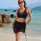 👙Spódniczki kąpielowe, zestawy bikini z wysokim stanem, kostiumy kąpielowe modelujące sylwetkę