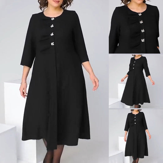 Czarna elegancka sukienka