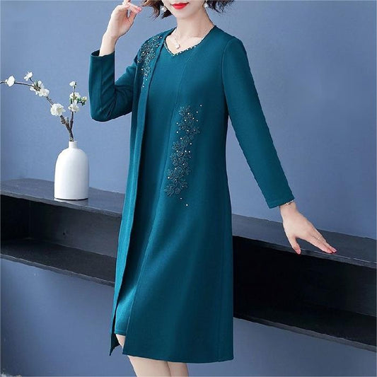 【L-4XL】💯Elegancki dwuczęściowy garnitur damski