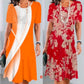 【S-4XL】👗Damska sukienka plisowana w kolorowe bloki