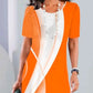 【S-4XL】👗Damska sukienka plisowana w kolorowe bloki