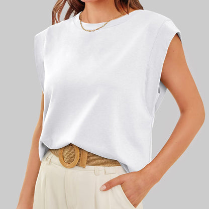 【S-2XL】👚Luźna koszulka bez rękawów
