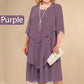 Warstwowa sukienka midi plus size