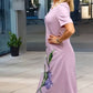 🔥👗Elegancka luźna sukienka z kwiatowym nadrukiem