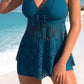 【S-3XL】👙Koronkowy kostium kąpielowy z dekoltem w szpic