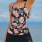 🔥👙Kobiece dwuczęściowe stroje kąpielowe typu tankini z efektem wyszczuplającym brzuch