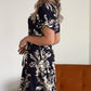 🔥👗【S-4XL】Sukienka z okrągłym dekoltem i nadrukiem kwiatowym