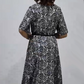 🌺Elegancka sukienka maxi z nadrukiem i paskiem
