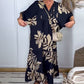 👗✨【S-3XL】Luźna sukienka z nadrukiem