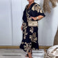 👗✨【S-3XL】Luźna sukienka z nadrukiem