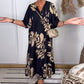 👗✨【S-3XL】Luźna sukienka z nadrukiem