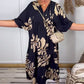 👗✨【S-3XL】Luźna sukienka z nadrukiem