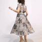 👗Elegancka sukienka z okrągłym dekoltem