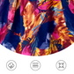 👗 Elegancka damska sukienka z półrękawkiem w kwiaty