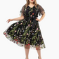 🔥👗 Elegancka i zwiewna sukienka w kwiaty