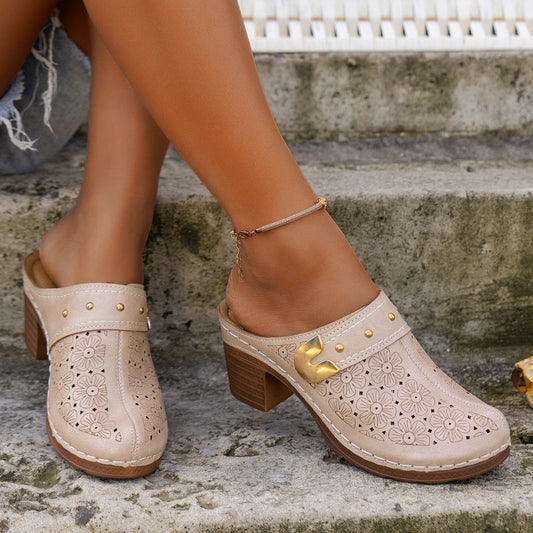 【EU 36-43】👠2025 Nowe sandały na grubym obcasie