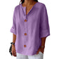 👚Damski luźny top z bawełny i lnu